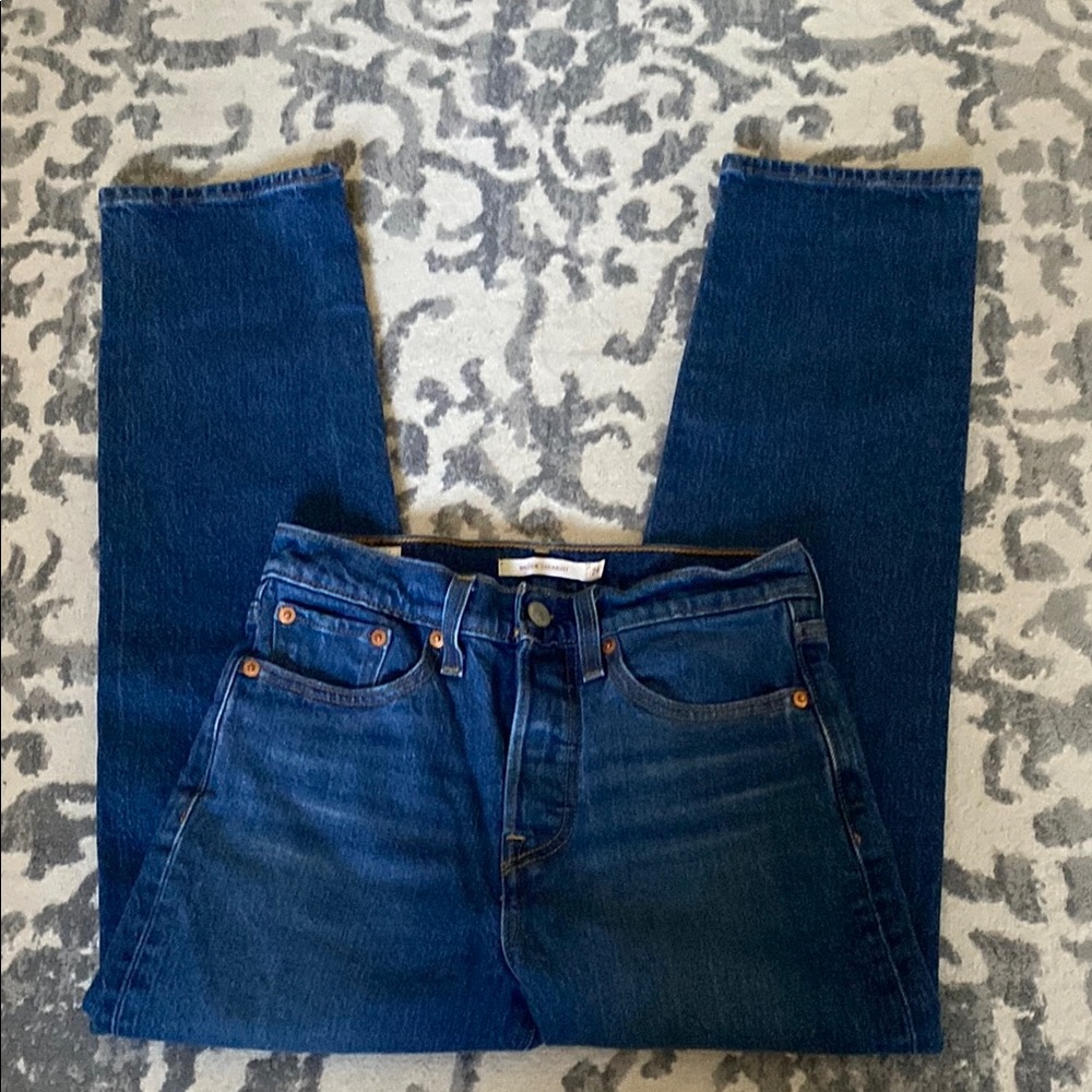 Levi's Blue Straight Jeans Classic Denim Style